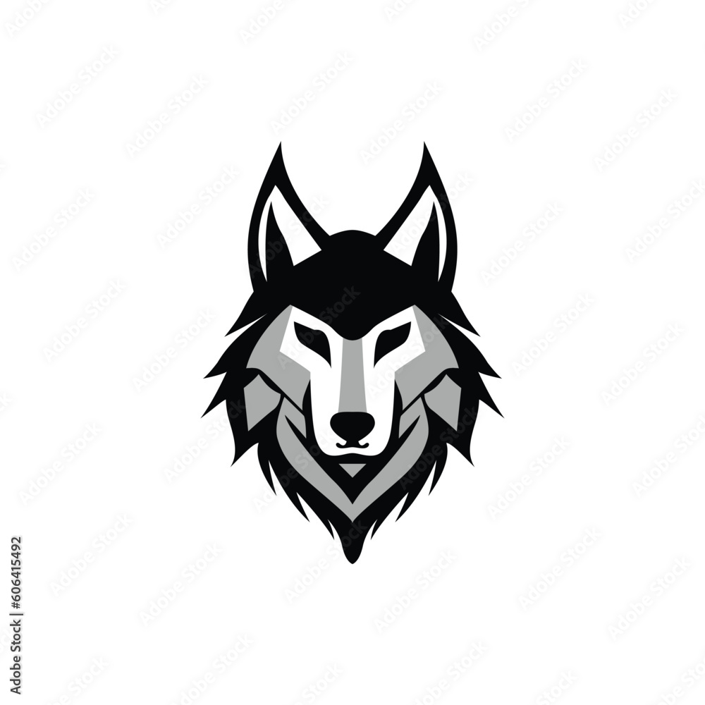 modern professional wolf head mascot symbol logo vector illustration template design modern professional wolf head mascot symbol logo vector illustration template design