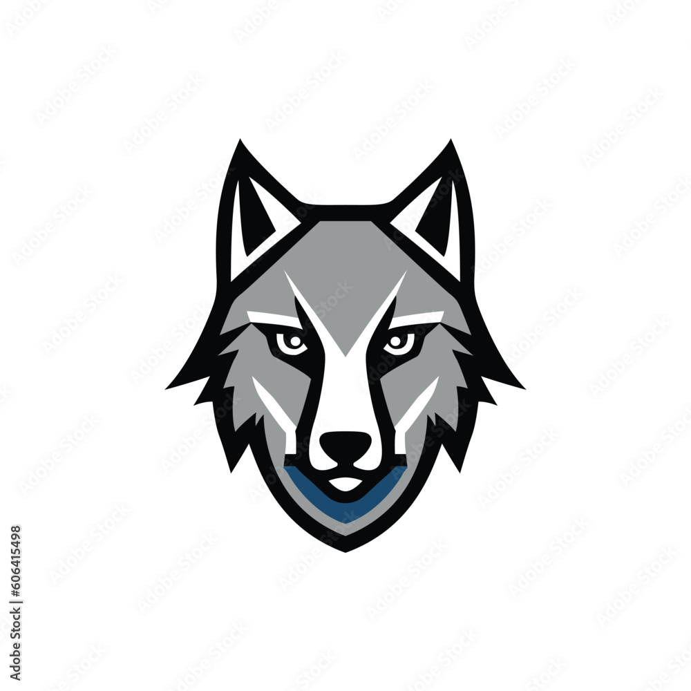 modern professional wolf head symmetrical symbol logo vector illustration template design modern professional wolf head symmetrical symbol logo vector illustration template design