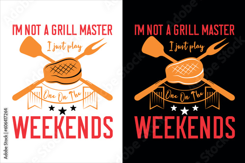 I'm not a grill master, I just play one on the weekends.  barbecue svg, Grilling svg, bbq timer svg, Chillin and Grillin, 