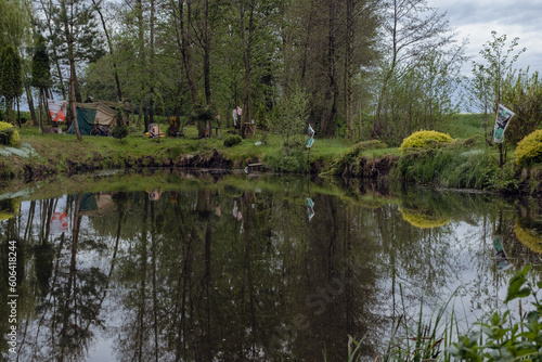 Magic retreat, pond in the middle of the field - diy pond