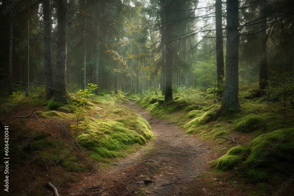 Obraz premium forest- Ai