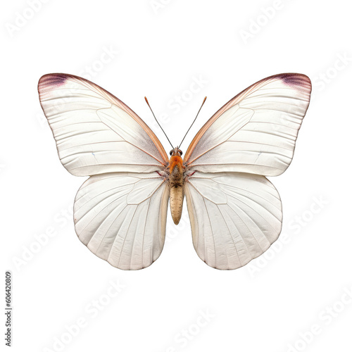 Small white butterfly - Pieris rapae. Transparent PNG. Generative AI