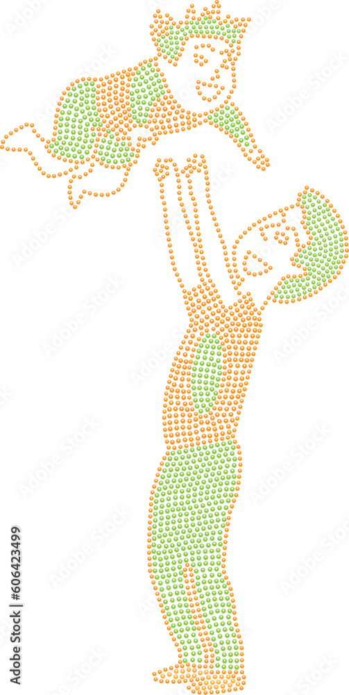 Fototapeta premium Father Rhinestone Design
