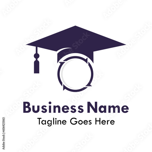 student change logo template illustration