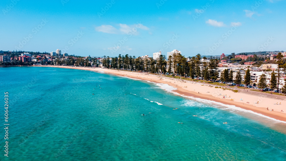 Φωτογραφία Manly Beach Sydney Australia - Drone Footage