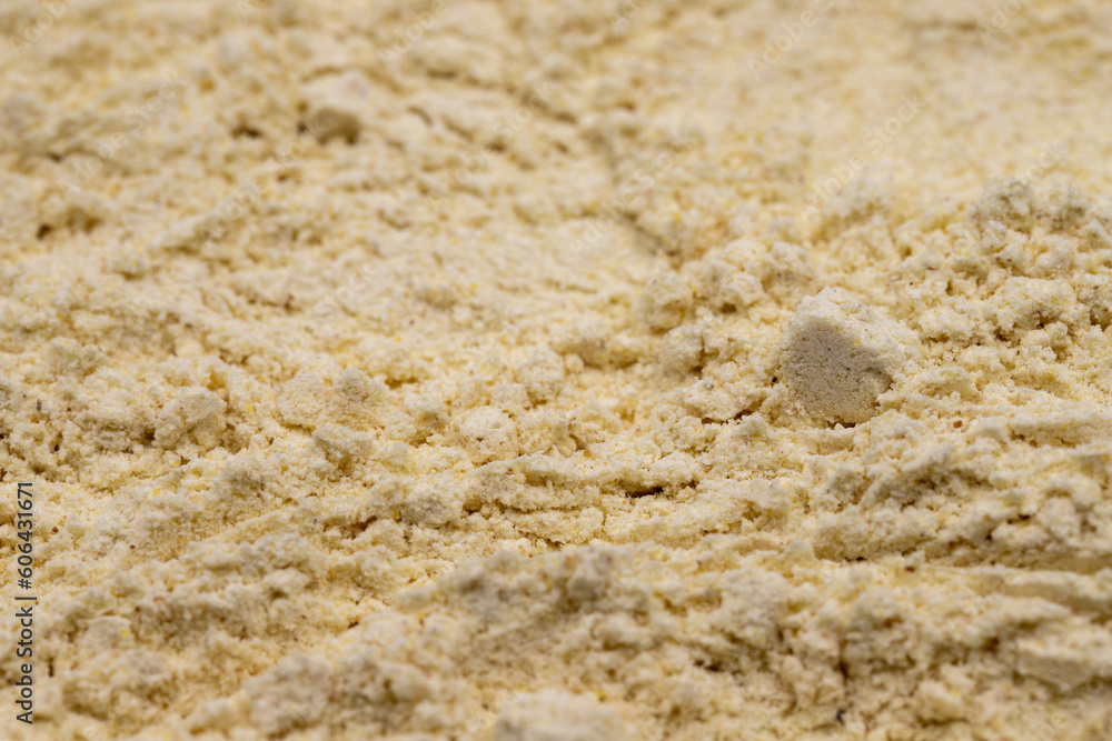 Pile of garlic powder as background, spice or seasoning as background. Ground or sifted garlic powder. Indian spice Pile of garlic powder as background, spice or seasoning as background. Ground or sifted garlic powder. Indian spice