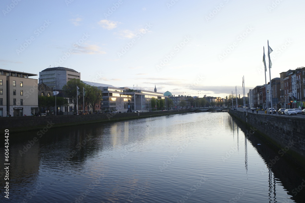 Urbanscape in the city of Dublin, Ireland