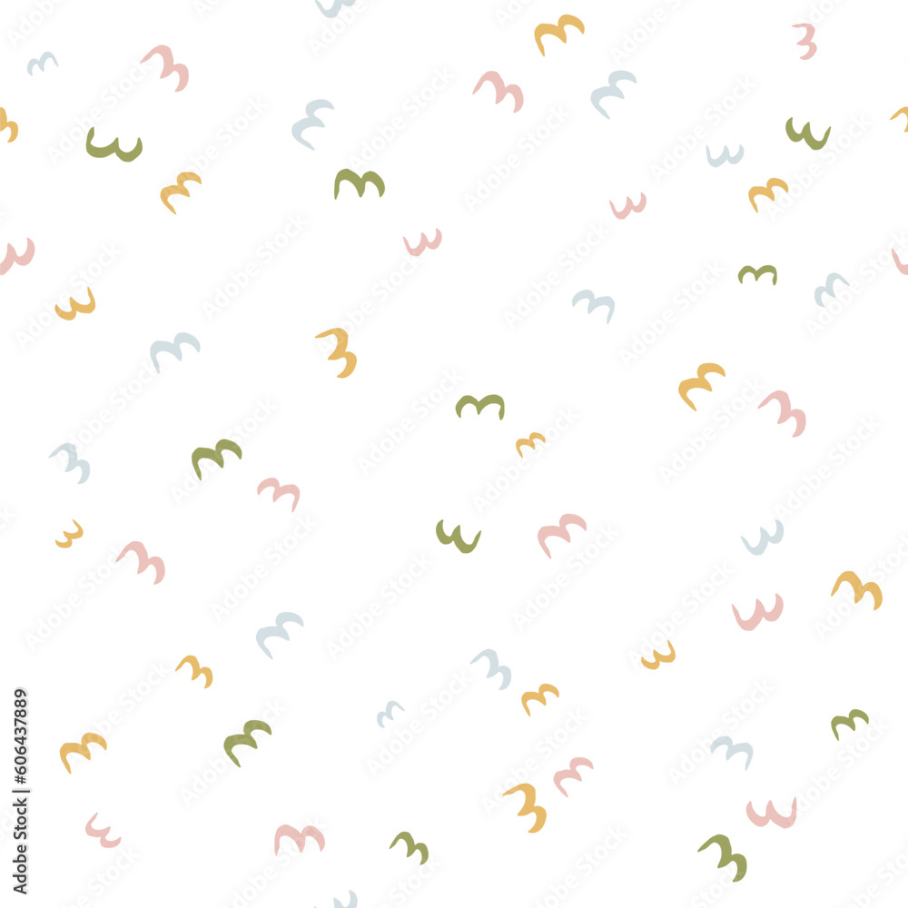 Ccolorful seamless pattern with hand drawn curly elements. Ccolorful seamless pattern with hand drawn curly elements.