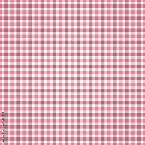 Seamless checkered pattern in pink and white colors.