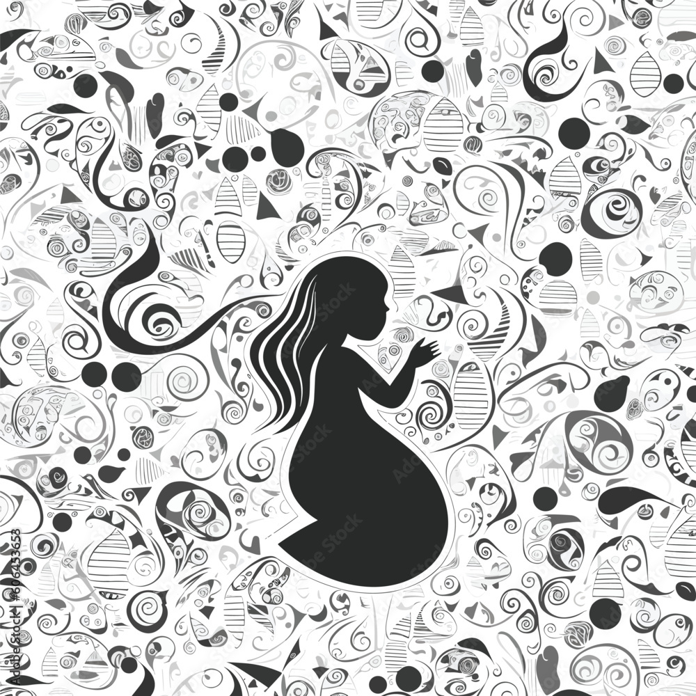 Gentle Affection - Pattern Design for Print Gentle Affection - Pattern Design for Print