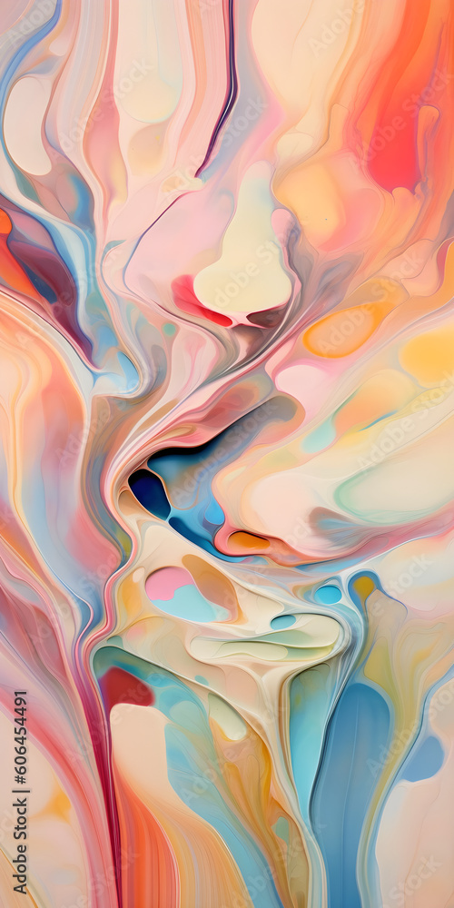 Fototapeta premium Abstract Background Watercolor in Pastel Colors