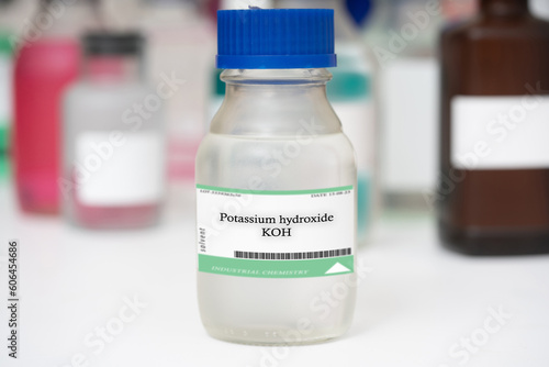 Potassium hydroxide KOH photo