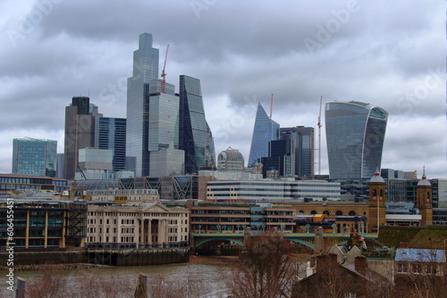Buildings and view in London  England 