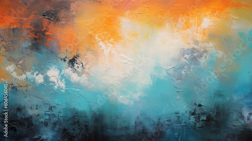 abstract painting background or texture  background with clouds  Generative AI