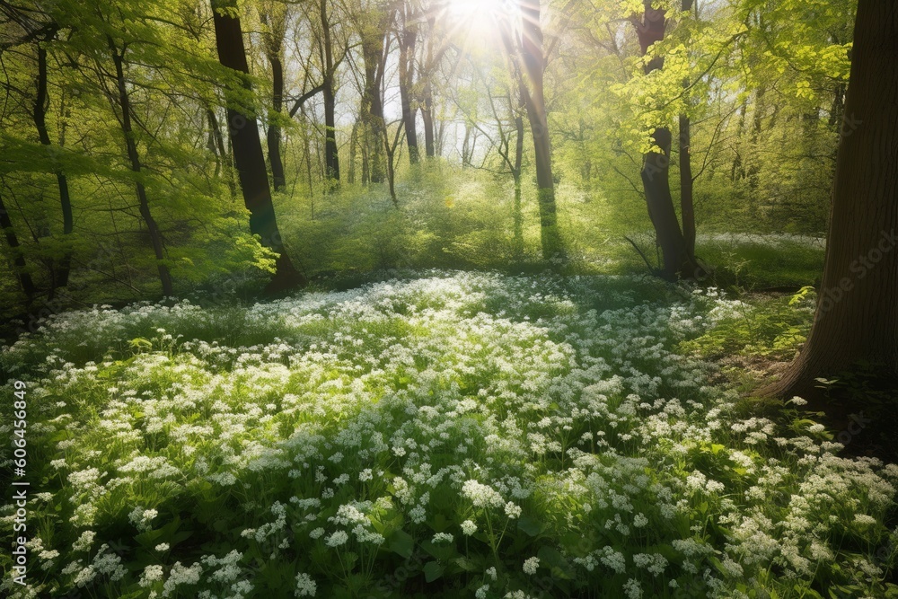 abstract nature spring Background; spring flower, generate ai abstract nature spring Background; spring flower, generate ai