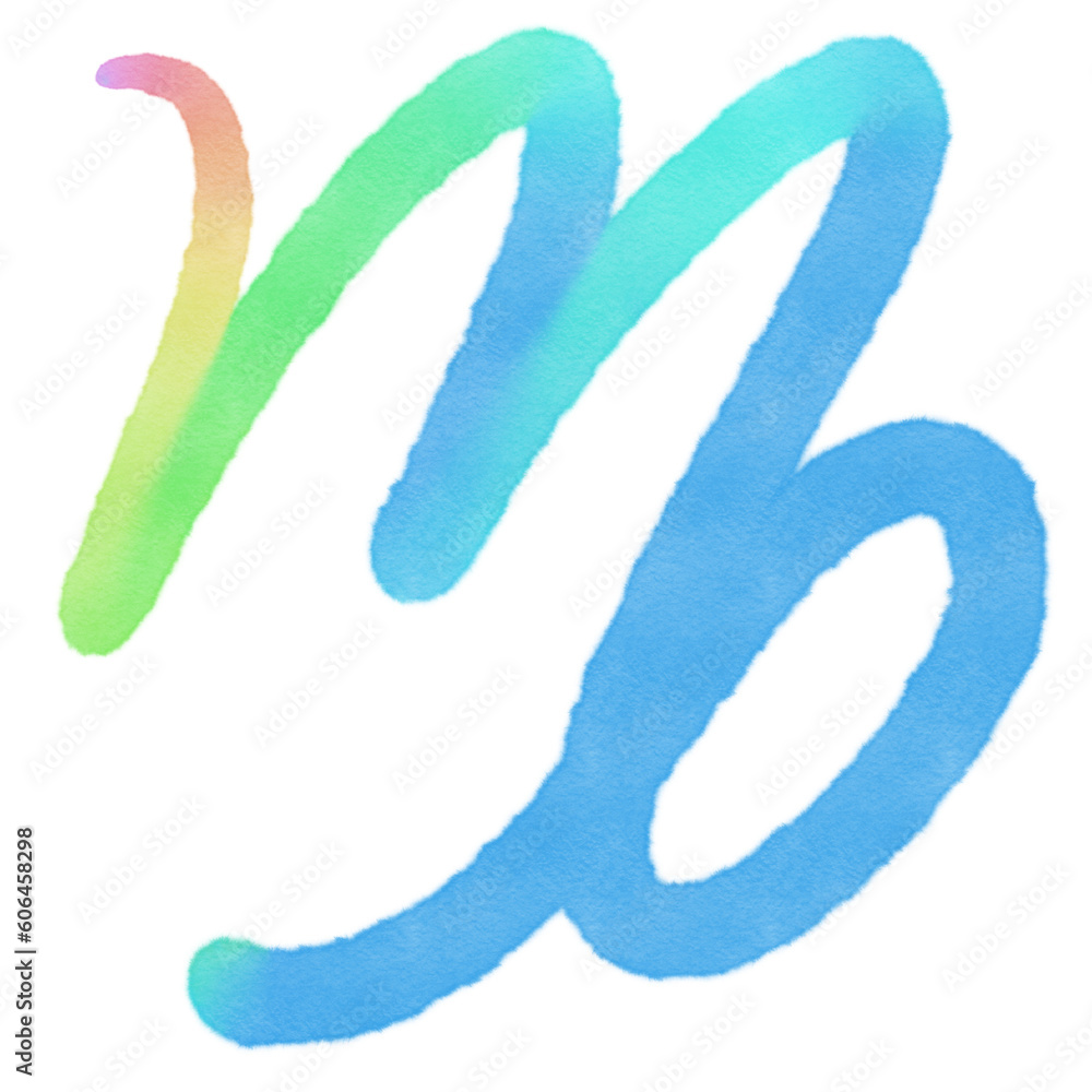 Virgo zodiac symbol watercolor Virgo zodiac symbol watercolor