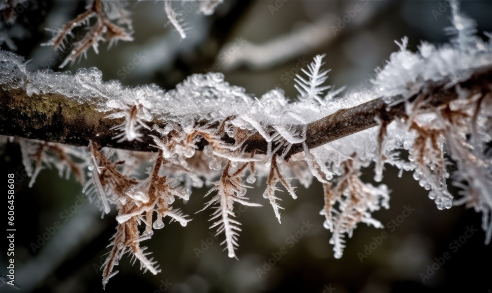 frost on branches HD 8K wallpaper Stock Photography Photo Image