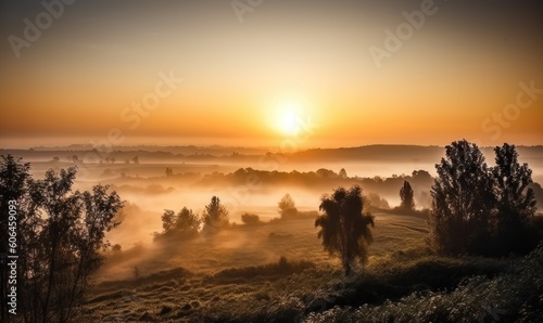 sunrise over the lake HD 8K wallpaper Stock Photography Photo Image