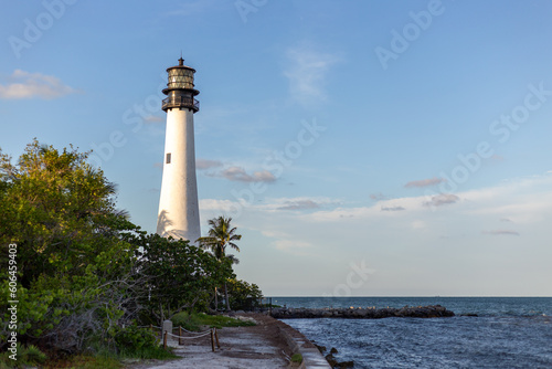 Cape Florida Lighthouse Sunny Day