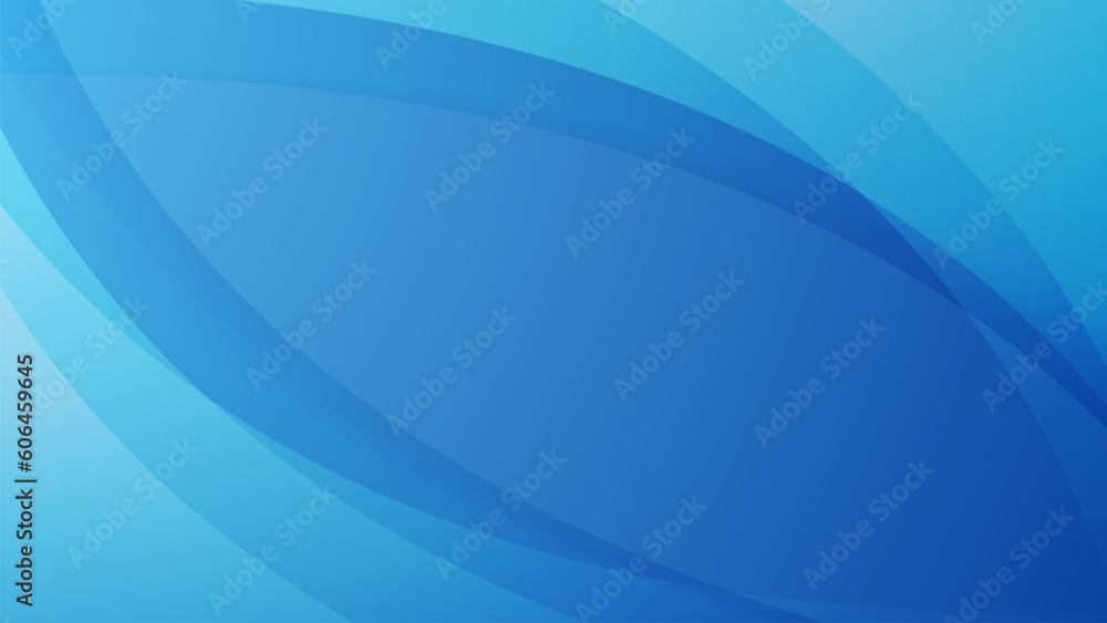 Abstract blue background with curve. Dynamic shape combination for business presentations, banners, cover flyers, brochures and posters