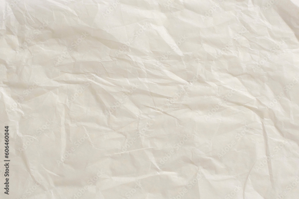 White ivory wrapping crumpled paper texture background White ivory wrapping crumpled paper texture background
