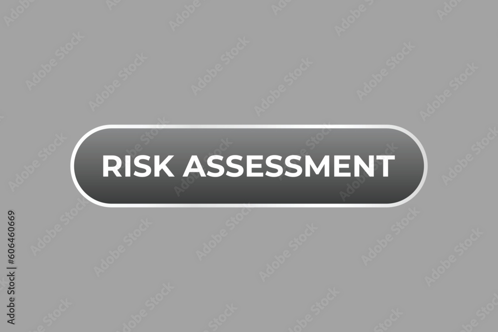 Retired Button. Speech Bubble, Banner Label Risk Assessment Retired Button. Speech Bubble, Banner Label Risk Assessment