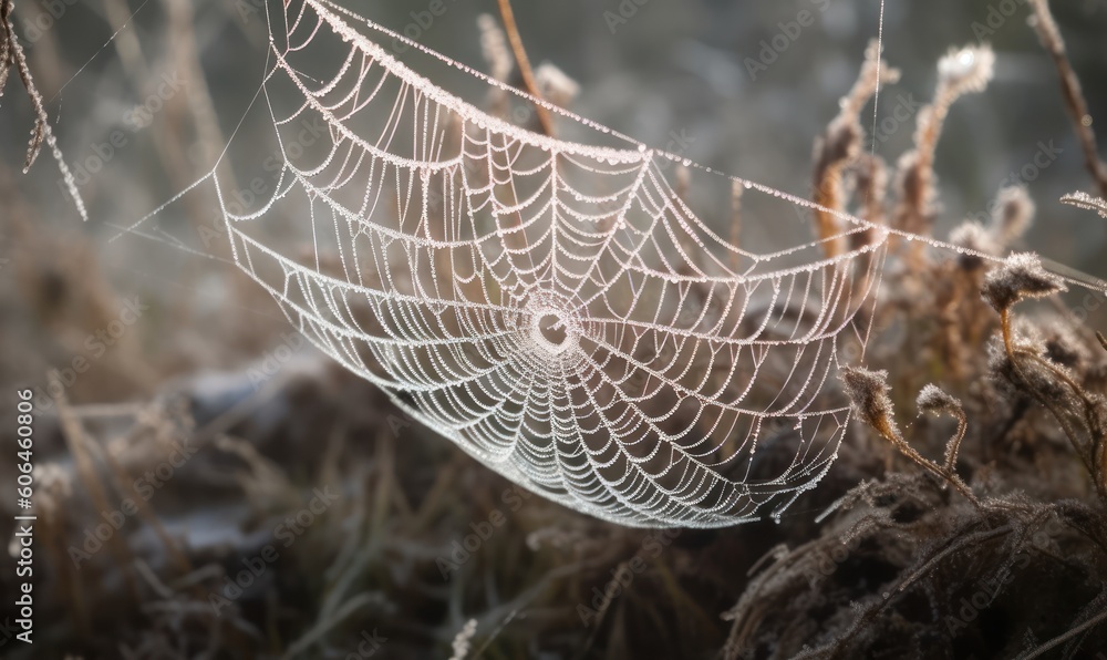 spider web with dew HD 8K wallpaper Stock Photography Photo Image