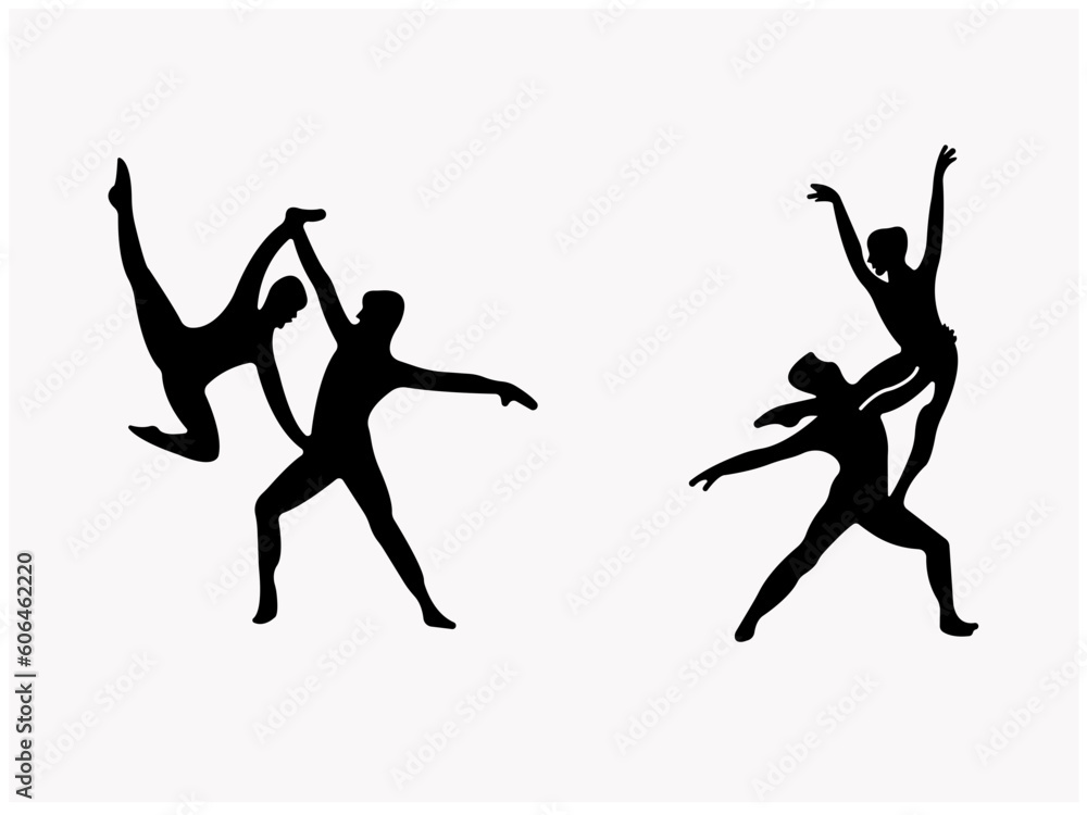jumping people silhouettes jumping people silhouettes