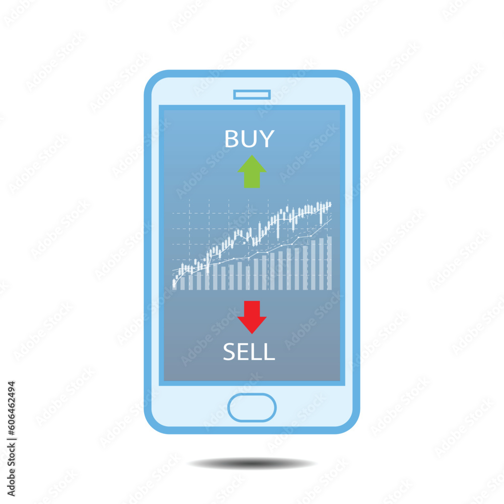 smartphone is showing a growing virtual hologram stock on smartphone, planning and strategy, Stock market, Business growth, progress or success concept. invest in trading. smartphone is showing a growing virtual hologram stock on smartphone, planning and strategy, Stock market, Business growth, progress or success concept. invest in trading.
