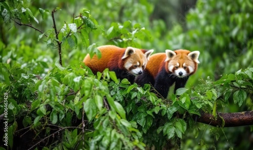 red panda in tree HD 8K wallpaper Stock Photography Photo Image photo