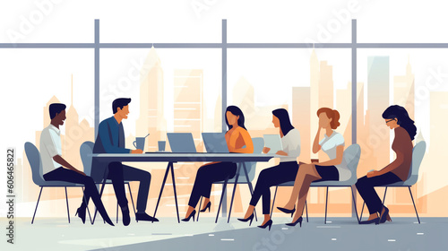 Brainstorm concept. Professionals launching creative project  brainstorming. Startup innovation teamwork business   Created using generative AI tools.