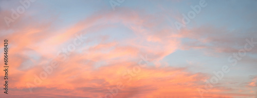 soft pastel colored sunset sky panorama © SusaZoom