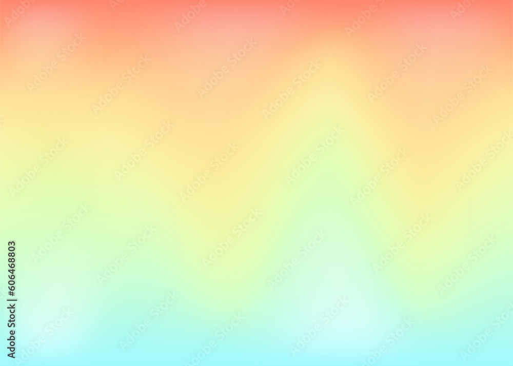 Holographic gradient neon vector illustration. Fashionable pastel rainbow unicorn background. Hologram colors liquid background. Translucent gradient neon holographic backdrop shimmer print.	