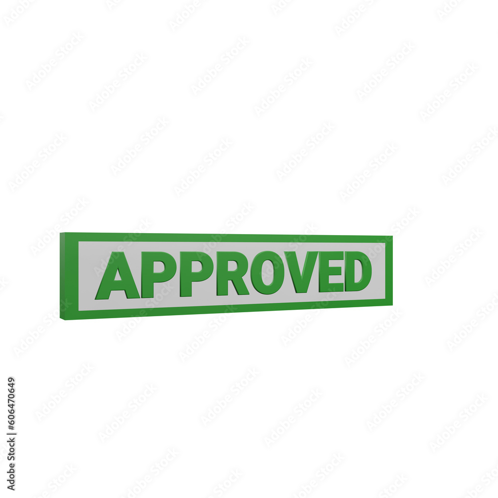 approved sign approved sign
