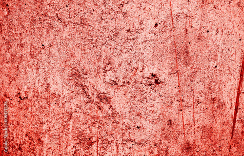 The splatters of red paint resemble fresh blood, their jagged edges contributing to a sense of unease. The stains, reminiscent of Halloween horrors