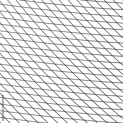 White background with black elements that make up the grid. Vector illustration.