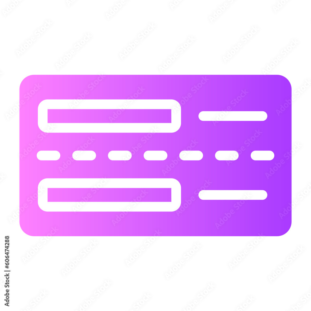 voucher gradient icon