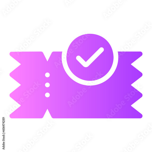 voucher gradient icon photo