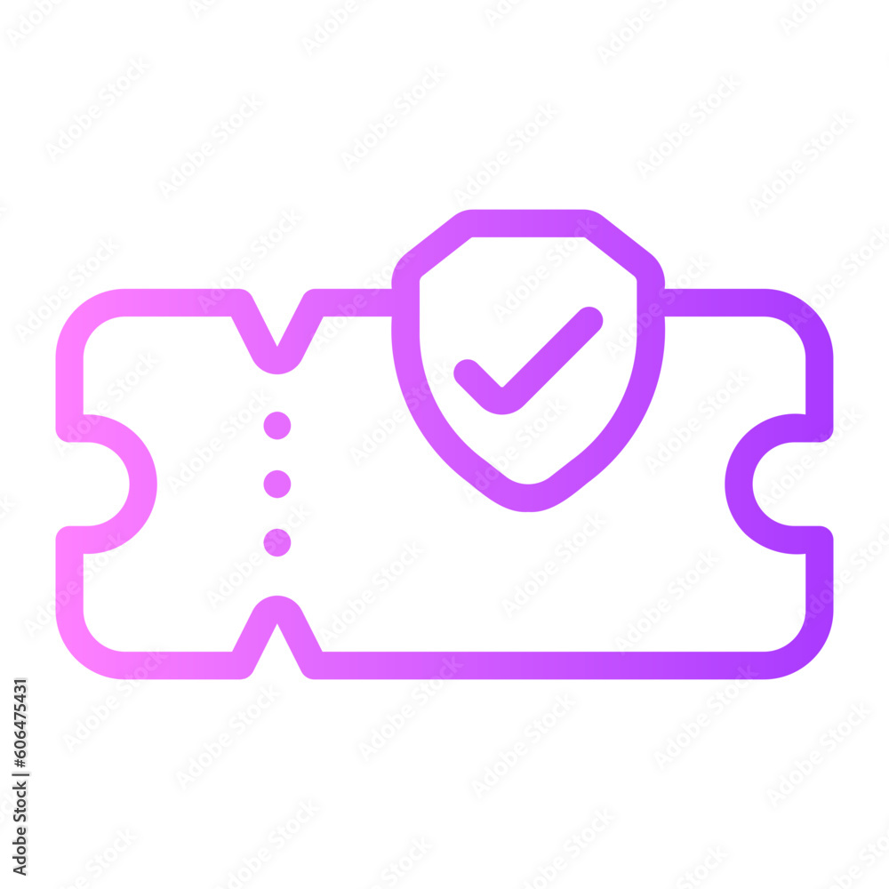 voucher gradient icon voucher gradient icon