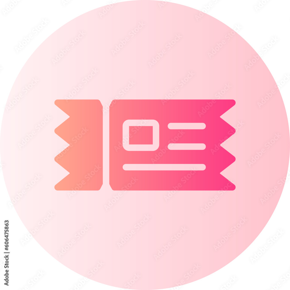 voucher gradient icon voucher gradient icon