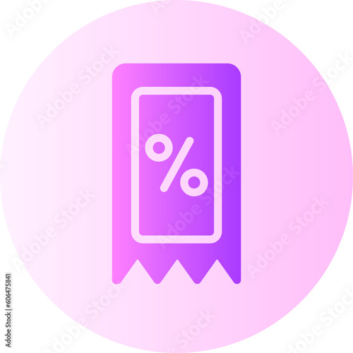 voucher gradient icon photo