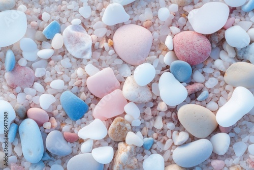 many beautiful clean sea pebbles as a natural texture, ai tools generated image