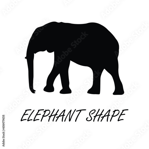 Animal shape vector design template