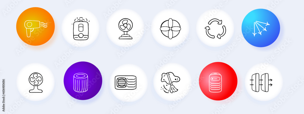 COVID-19 virus protection icon set. Mask, hand sanitizer, social distancing, disinfection. Vaccination concept. Neomorphism style. Vector line icon for Business COVID-19 virus protection icon set. Mask, hand sanitizer, social distancing, disinfection. Vaccination concept. Neomorphism style. Vector line icon for Business