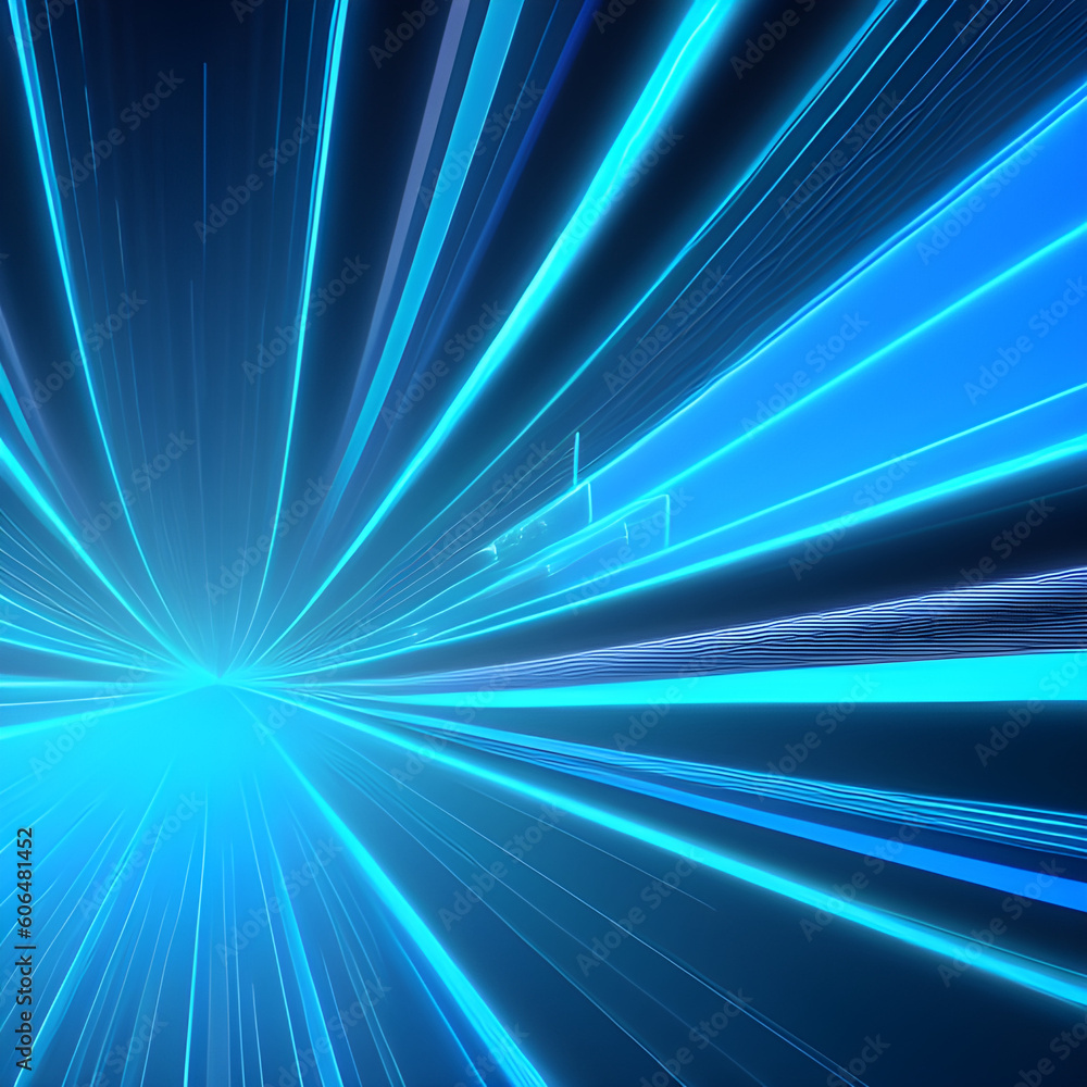 Abstract Futuristic Neon Waves Background Generative Ai Abstract Futuristic Neon Waves Background Generative Ai