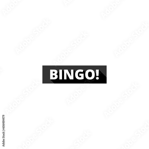 Bingo icon isolated on white background © Jovana