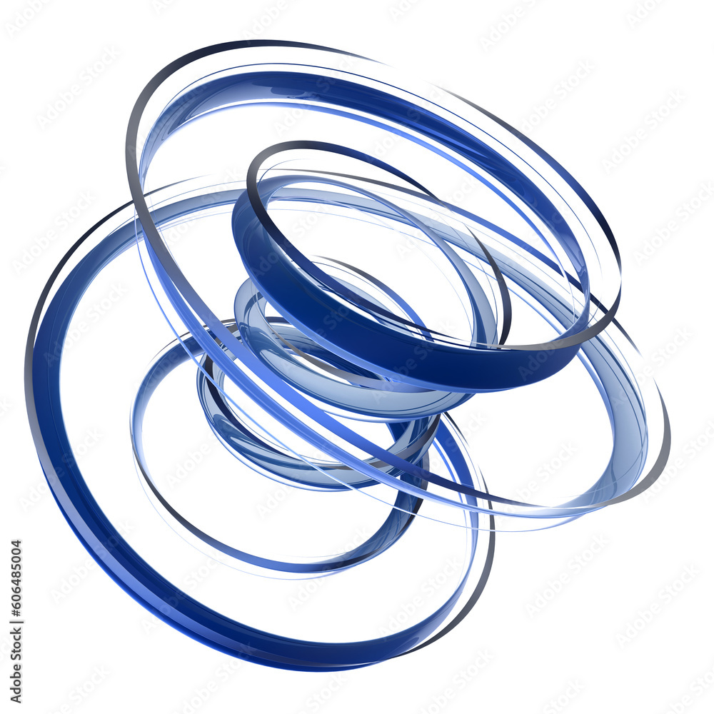 Abstract blue shape Abstract blue shape