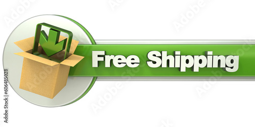 Free shipping banner