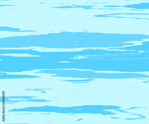 Blue Ocean Water Background. Abstract natural background with different shades of blue. The texture of the water. Reflection Surface of the Water. Vector illustration