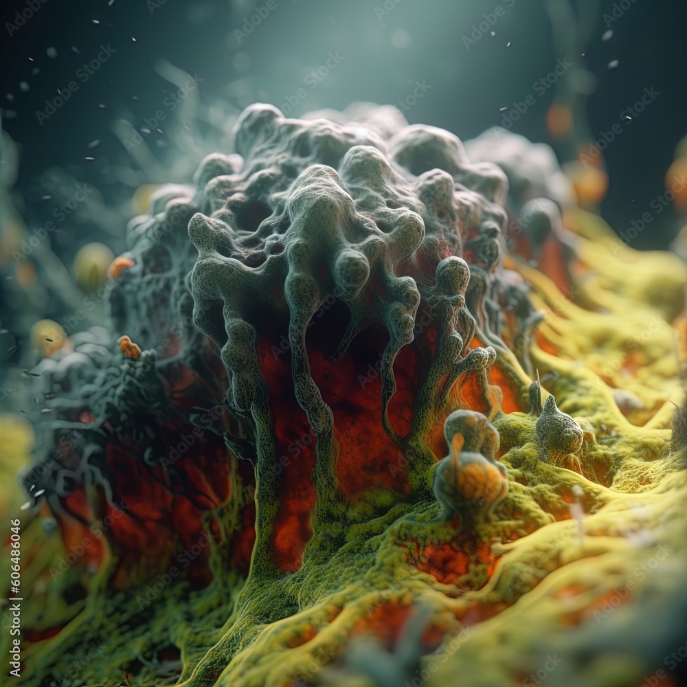 Obraz premium Cordyceps fungus macro image